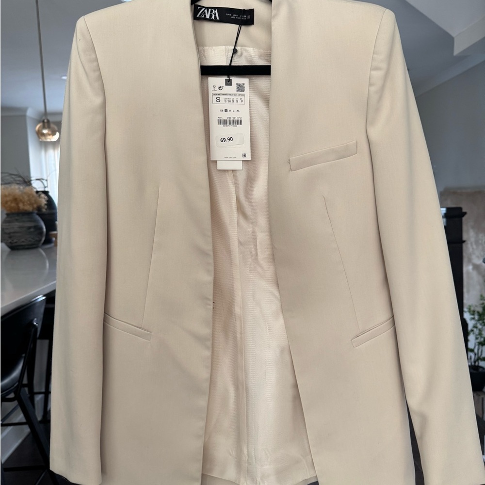 Zara Off-White Blazer